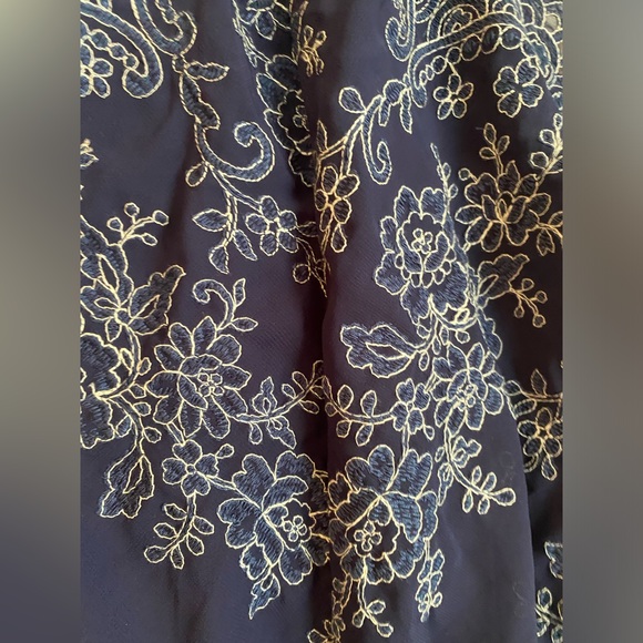 Society Girl NWT M Navy Romper - Picture 8 of 8